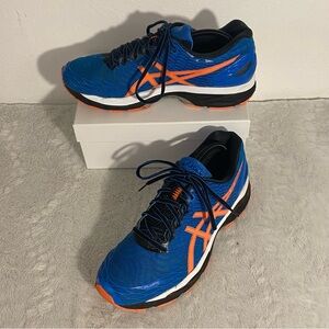 Asics Gel-Nimbus 18 Running Shoes Men’s Size 11 Blue Orange